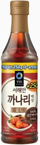 청정원 서해안 까나리액젓 골드(750g)